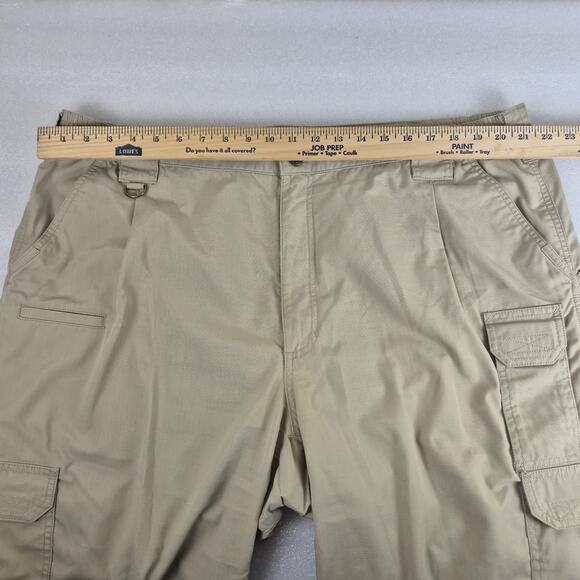 5.11 Tactical Taclite Pro Cargo Pants Mens 44x30 Khaki Ripstop Utility 74273 162 - Picture 3 of 10